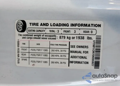 2014 Ford F150 from USA, damaged, VIN 1FTMF1CM7EKE65827